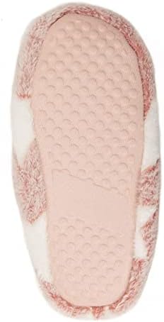 Jessica Simpson Girls Bootie Slippers - Fuzzy Comfy Plush Memory Foam Star Booties Anti-Slip House Slipper Shoe (Pink, Size Extra Large) | Image 3