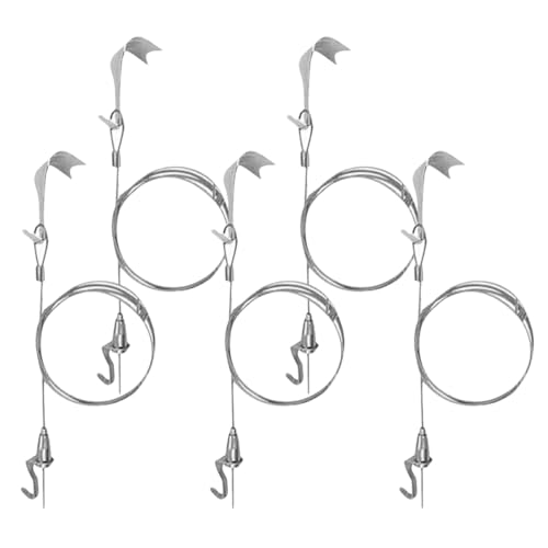 Image of Cabilock 5sets Photo Heavy Duty Hanger Picture Frame Wire for Hanging Drywall Picture Hangers Wire