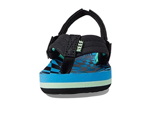 REEF Kids Boys Sandals, Little Ahi, Swell Checkers, 4 - image 2