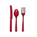 Produktbild PARTY DISCOUNT Besteck Sortiment rot, 24 STK.