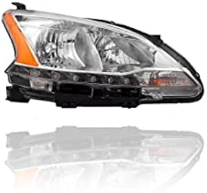 Aftermarket Replacement for Nissan Sentra 13-13 Right Passenger Side Headlight Headlamp Comp