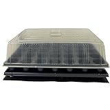 Générique Kit de Semis Chauffant Professionnel - Mini Serre de Germination Complète avec Nappe Chauffante 20W, Plaque de Culture Rigide & Couvercle. (35 alvéoles)