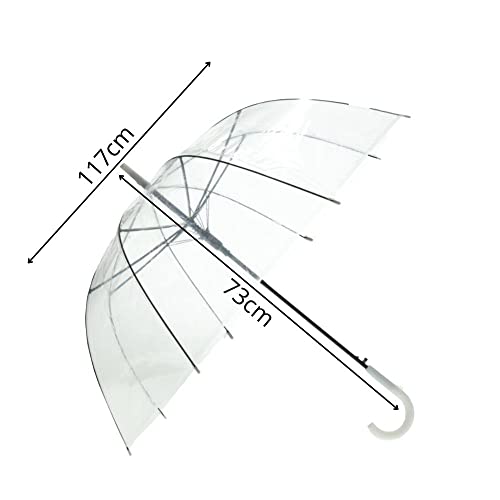 Guarda Chuva em Vinil Transparente Bauarte