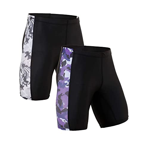 Image of WMX Unisex Compression Sports Shorts Half Tights Combo Pack
