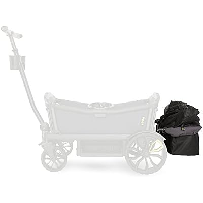 Veer Cruiser Essentials Bundle - Premium Stroller Wagon with Foldable Storage Basket & Retractable Canopy - The Feel & Safety of a Stroller Combined with The Fun of a Lightweight, Rugged Wagon