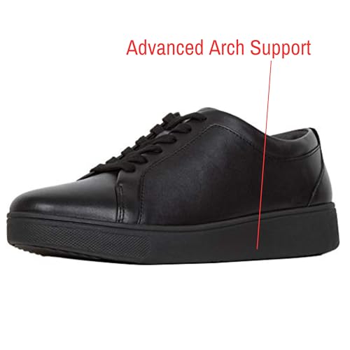 Image of FitFlop Womens Rally Leather Sneakers