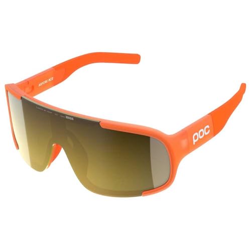 POC Aspire Mid Gafas, Fluo. Naranja translúcido/Clarity Road/Partly Sunny Gold, Talla única Unisex Adulto