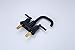 Derengge Two Handle Matte Black Bathroom Faucet with Push up Pop-up Drain,4 Inch Centerset Lavatory Faucet,F-M4501-MT