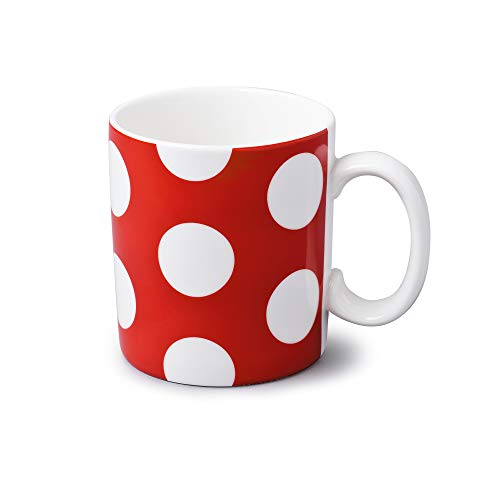 WM Bartleet & Sons 1750 T352R Traditional One Pint Porcelain Mug/Cup, 1pt/568ml – Red