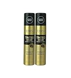 EBIN NEW YORK Temporary Hair Color Spray – 2x Tinted Color Temporary Spray Darkest Brown 3.38 oz Bundle Root Cover, Gray Conceal, Lightweight Wear – Gift Set (2 Items)