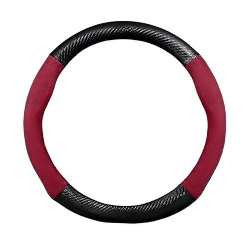 と互換性がある マツダ BT-50 CX-3 CX-4 CX-5 CX-7 CX-9/MX5 3/アクセラ 6 Gh Gj/デミオ対応 カーステアリングホイールカバー(Round Red A)