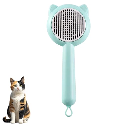 Self-Cleaning Cat Brush for Long & Short Hair
