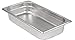 Update International NJP-332 1/3 Anti-Jam Pan 2.5" Deep, 18-8 Stainless Steel Aisi-304