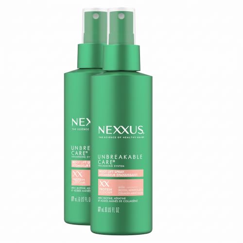 Nexxus Root Lift Thickening Spray Unbreakable Care with ProteinFusion Blend of Biotin,Keratin &amp; Collagen Amino Acids,6 oz,(Pack of 2)