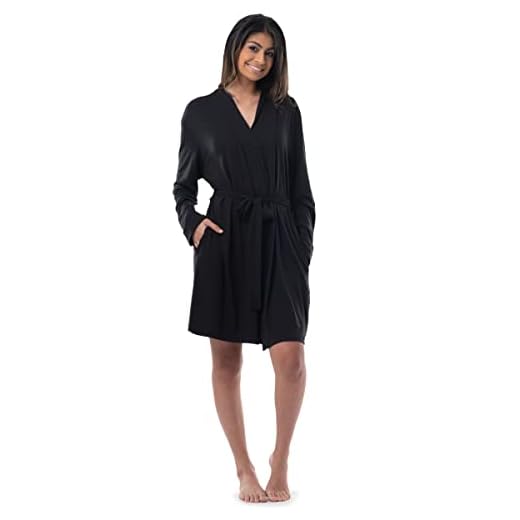 Fruit of the Loom Women's Breathable Robe, Black, X-Large
