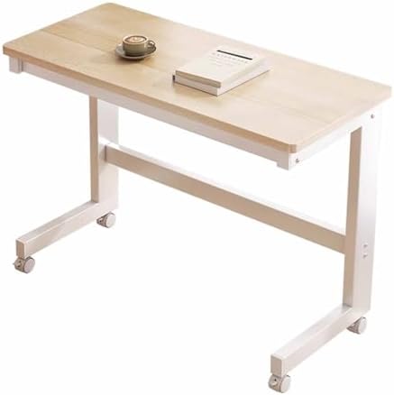 Mobile C-Shaped Bedside Table on Wheels – Versatile Coffee Table with Dual Corner Options, Fixed & Movable Design Perfect for Living Rooms, Bedrooms, & Lounges (100cm)