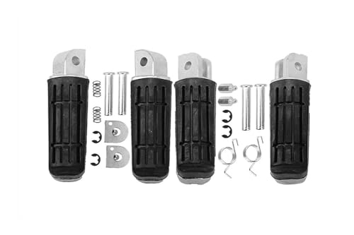 Repose pied moto avant et arrière noir pour MT07 MT09 FZ6 XJ6 et TDM850 avec épingles