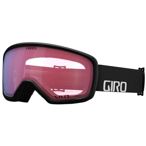 Giro Ringo Ski Goggles - Snowboard Goggles for Men, Women & Youth - Black Wordmark Strap with VIVID Infrared Lens