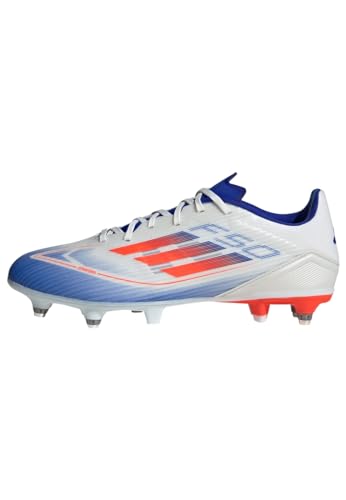 Adidas Unisex F50 League Football Boots Multi Ground, Cloud White/solar...