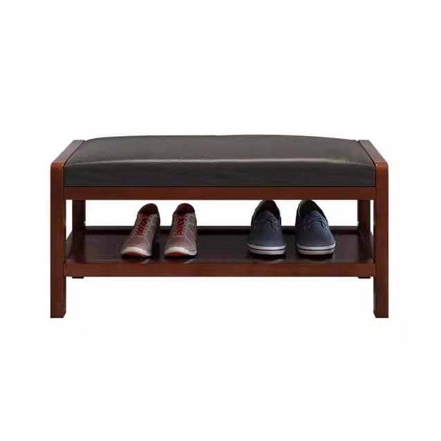 Shoe Bench Entryway With Storage Solid Wood Changing Cabinet Can Be Used For Sitting And Sofa Entrance