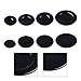 4PCS Cooker Hob Gas Burner Cap Set, Stove Handles Lid Kit for SABAF Range Parts Accessories, 55mm 75mm 100mm Oven Gas Hob Burner Crown Flame Cap Cover(Flat)