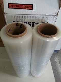 4 X 4 Rolls CLEAR Stretch Film Plastic Pallet Wrap 18