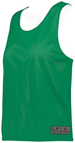 Augusta Sportswear Womens Mesh Reversible Pinnie XL Kelly/White