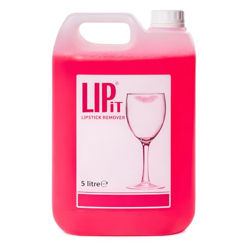 RightBuy - Lipit Lipstick Remover 5L - Powerful Formula For Removing Lipstick & Residue From Glassware Fast-Acting Safe & Effective Cleaning Solution - Perfect for Bars & Restaurants