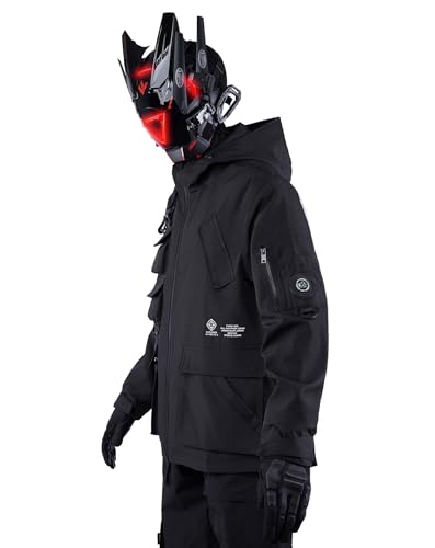 Image of Niepce Inc Japanese Streetwear Waterproof Windbreaker Jackets for Men | Cosplay, Everyday Wear, Gift for Boyfriend or Son
