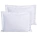 FLXXIE Standard Shams, Pack of 2 Pillowcases, Ultra Soft Microfiber and Premium Quality, 20" x 26", White