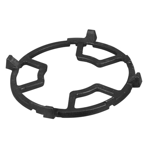 JECOMPRIS Soporte para Estufa Gas Antideslizante Hierro Fundido para Cocina Hogar Compatible con Placas y Wok