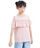 [ニッセン] 選べる リブ半袖デザインTシャツ(女の子) ピンク 160
