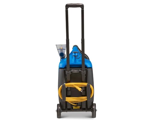 Powr-Flite Photon 3.5-Gallon Portable Carpet Spotter – 55 PSI, 2-Stage Vac Motor, 10 Ft. Stretch Hose & Clear-View Hand Tool