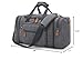 Gonex Canvas Duffle Bag for Travel, 60L Duffel Overnight Weekend Bag (Gray)