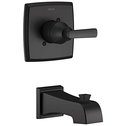 DELTA FAUCET T14164-BL Ashlyn Monitor 14 Series Trim Only Tub Only, Matte Black by DELTA - Used condition - US$64.78