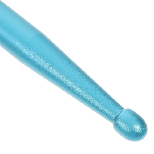 Baquetas metálicas PRETYZOOM para batería, ligeras y equilibradas, modelo 5A, color azul, ideal para principiantes y práctica miniatura 3