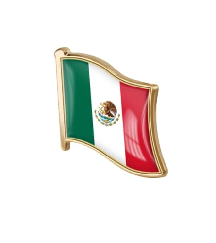 Image of World Most Countries Single Pin Brooch Badge United States USA America and Other Countries Cross Friendship Pin Badge for Men Women