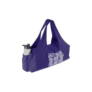 Yoga-Mad Large Yoga Mat Bag | Full Zip Yoga Bag with Bottle Holder | Unisex Carrier | Stores Mat and Accessories | Suitable for Pilates, Yoga, Gym, Fits Most Mat Sizes