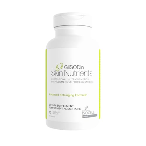 Image of GliSODin Anti-Aging - Skin Supplements Formulated with Moisturizing Ingredients - Clinically Proven to Help Achieve More Radiant Skin and to Improve The Appearance of Wrinkles - 90 Capsules