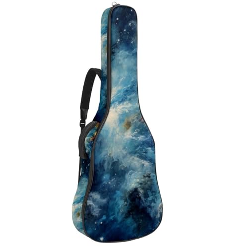Housse de guitare étanche imprimé galaxie pour transporter votre instrument de 101,6 cm partout