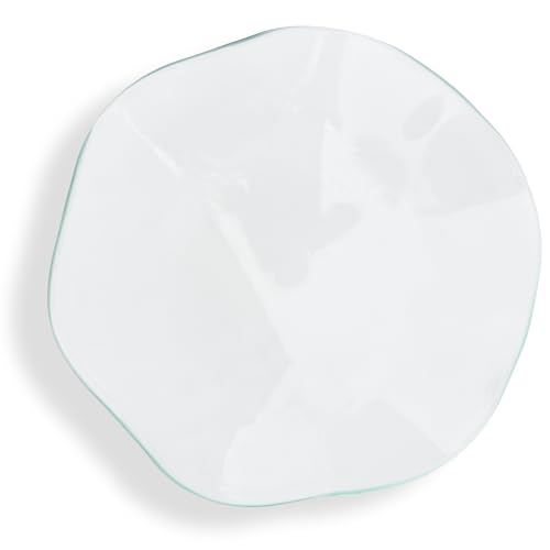 Wavy Wax Warmer Replacement Dish vibe color Wax Warmer Plate Scentsy Replacement Dish Glass Bowl Scentsy Warmer Replacement Warmer Tray Oil Burner Melter Scent Tart Essential Aroma(Clear, 3.5 inch)
