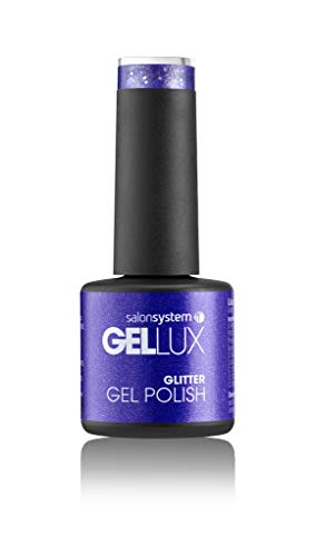 Salon sistema Gellux - lilla Love (Glitter), 8 ml