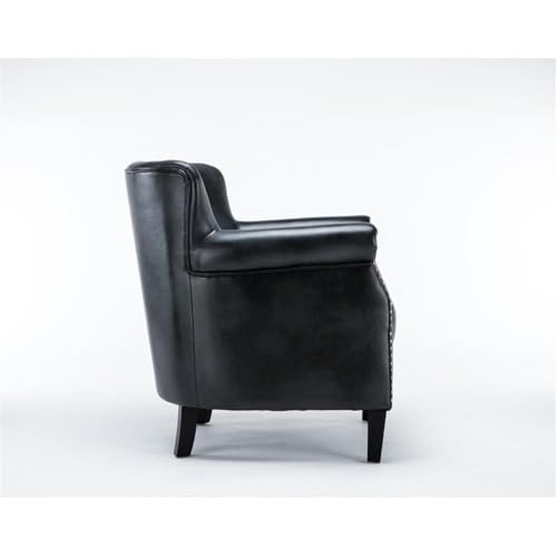 Sillón Plegable Cuero Sintético Gris miniatura 7
