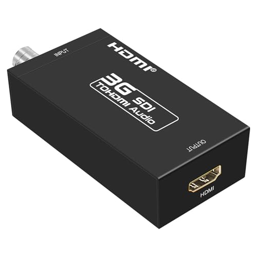 Convertidor 3G SDI a HDMI con sincronización de audio digital 3