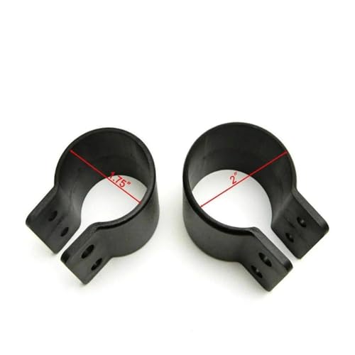 Espejos retrovisores universales para moto y espejo lateral UTV ATV de 2 pulgadas 5