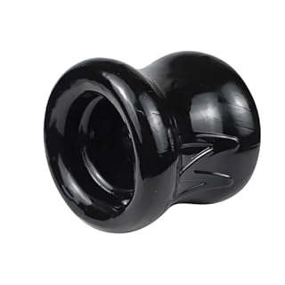 Set di stretching con anelli elastici leggeri e resistenti, anelli morbidi per esercizi da uomo - E65IT (Black)