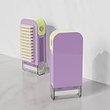 2-in-1 rollende Seifenkiste mit Bürste, tragbarer Seifenschaumkoffer für Wäsche, Küche, Bad & Reisen (lila)