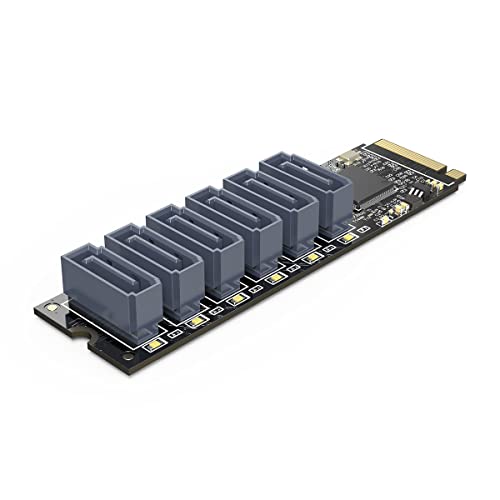 Dawicontrol DC-624E RAID-Controller Für PCI-e, 4 SATA III Anschlüsse – Unterstützt RAID 0, 1, 5, 10 & JBOD