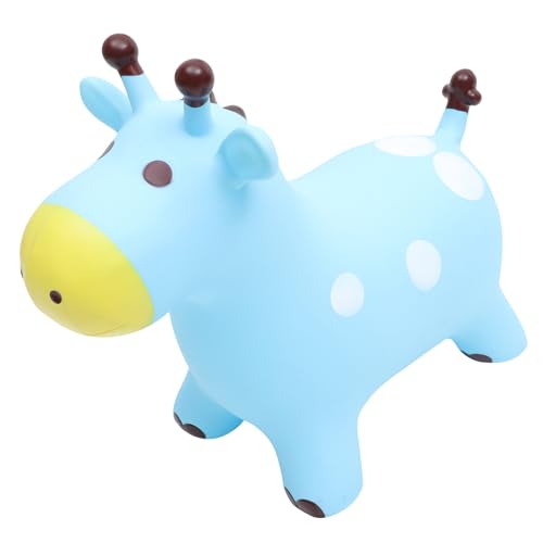 Gogogmee Inflatable Jumping Horse for Bouncing Animal with Air Pump Durable Outdoor Educational Mount for Fun Present for Developing Balance Coordination