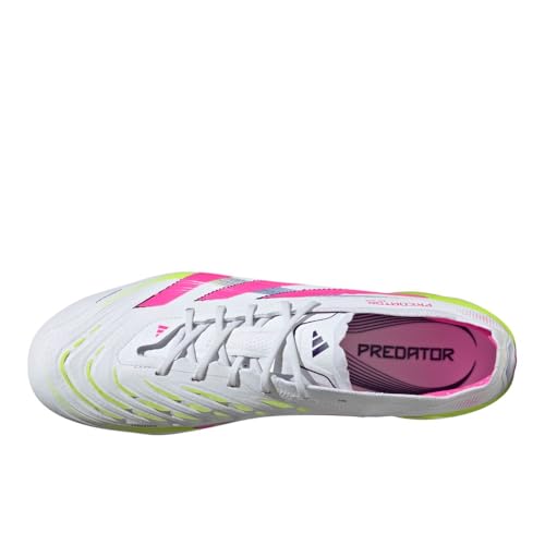 Image of adidas Elite Firm Ground Soccer Cleats - Pink, White